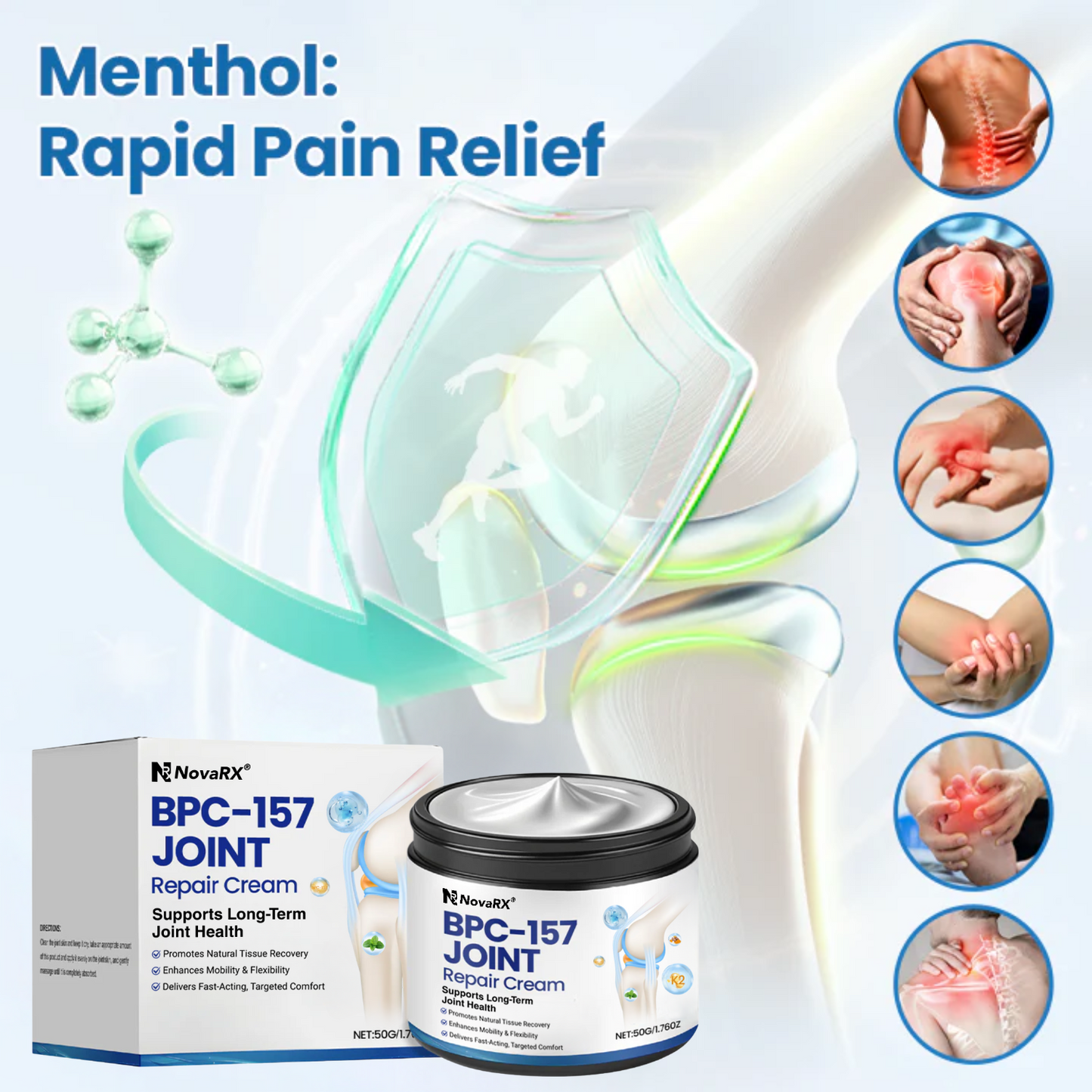 NovaRX® BPC-157 Joint Repair Cream