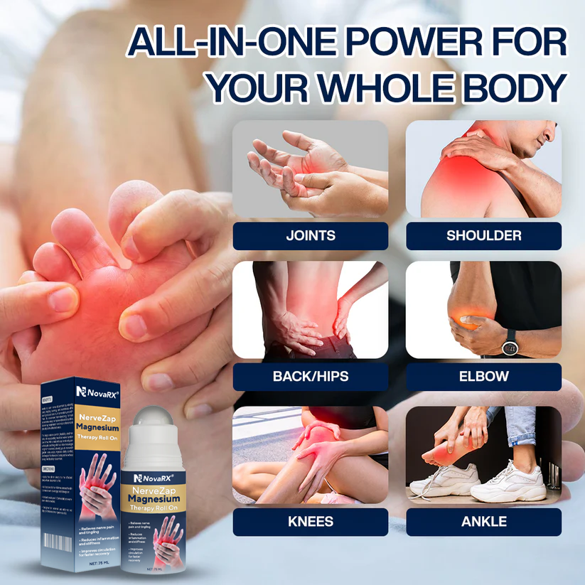 NovaRX® NerveZap Magnesium Therapy Roll On
