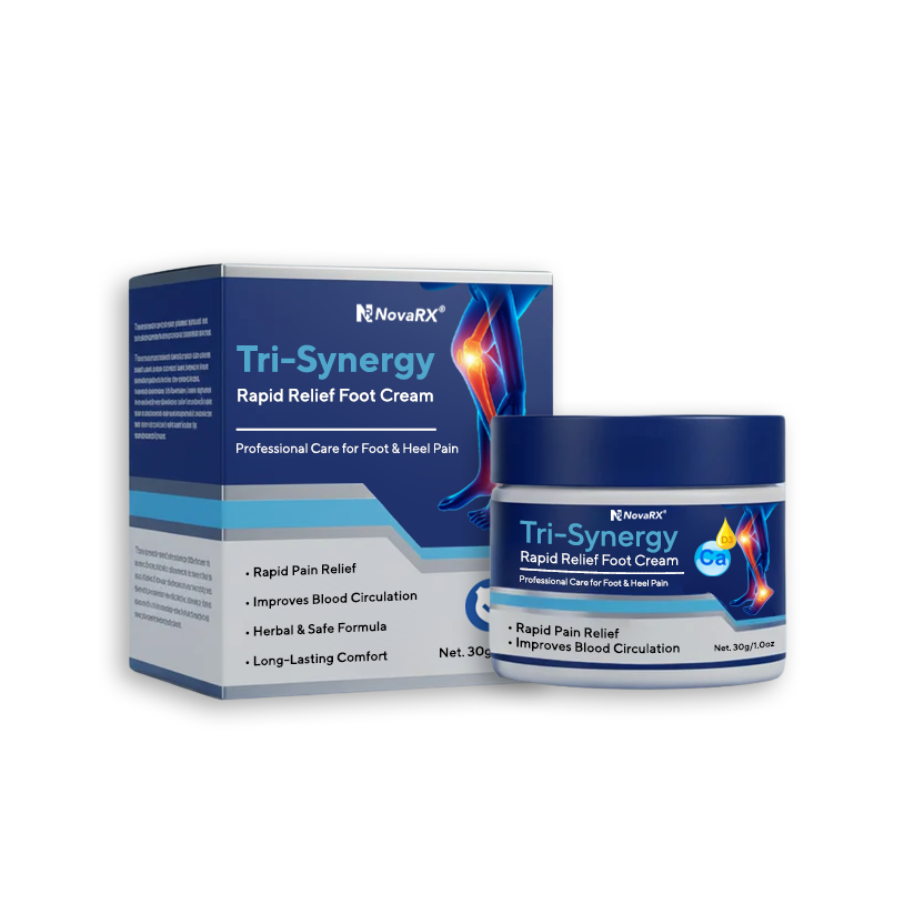 NovaRX® Tri-Synergy Rapid Relief Foot Cream