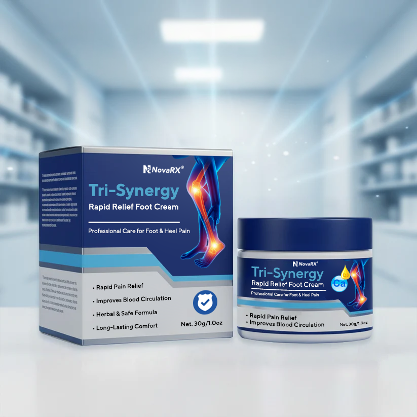 NovaRX® Tri-Synergy Rapid Relief Foot Cream