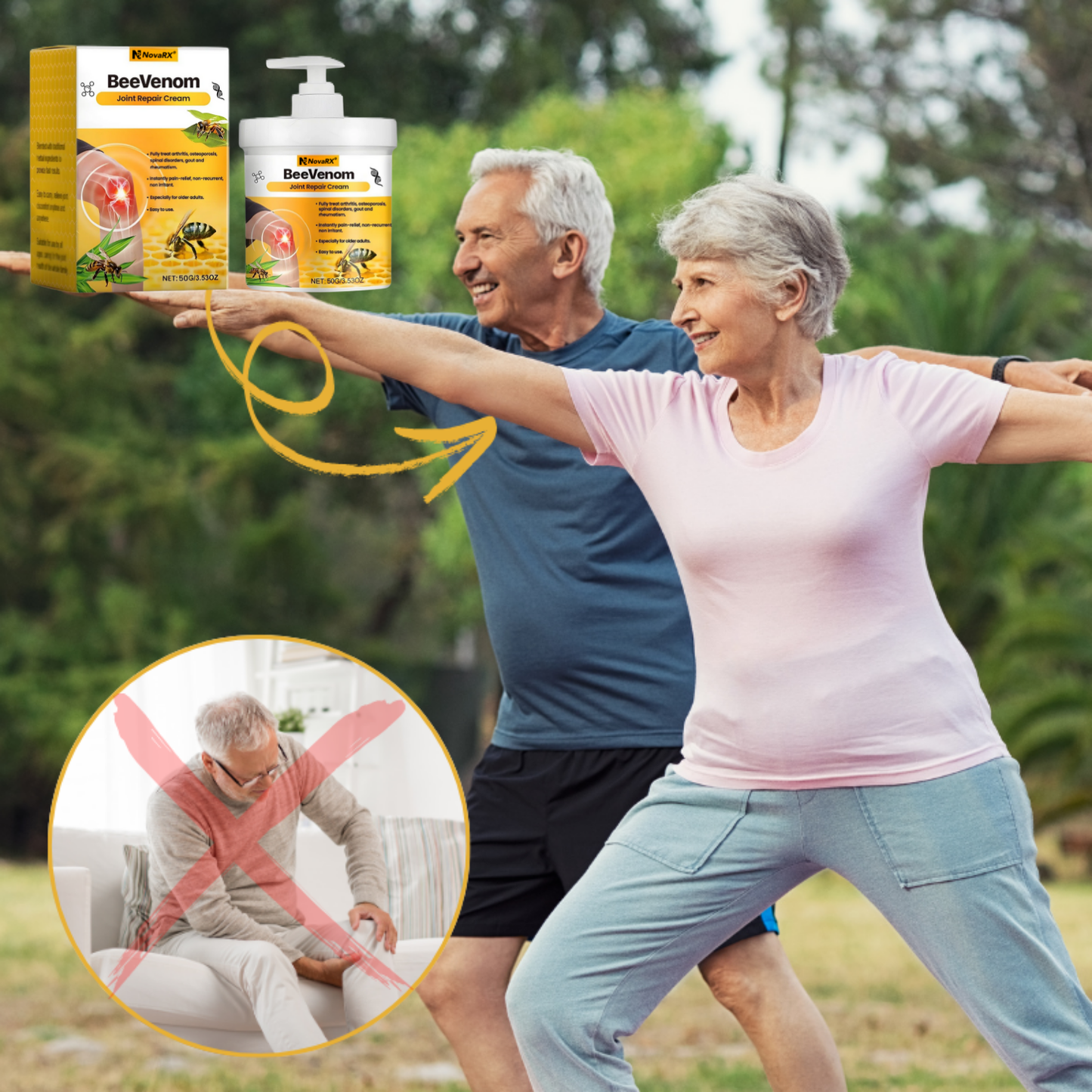 NovaRX® BeeVenom Joint Repair Cream