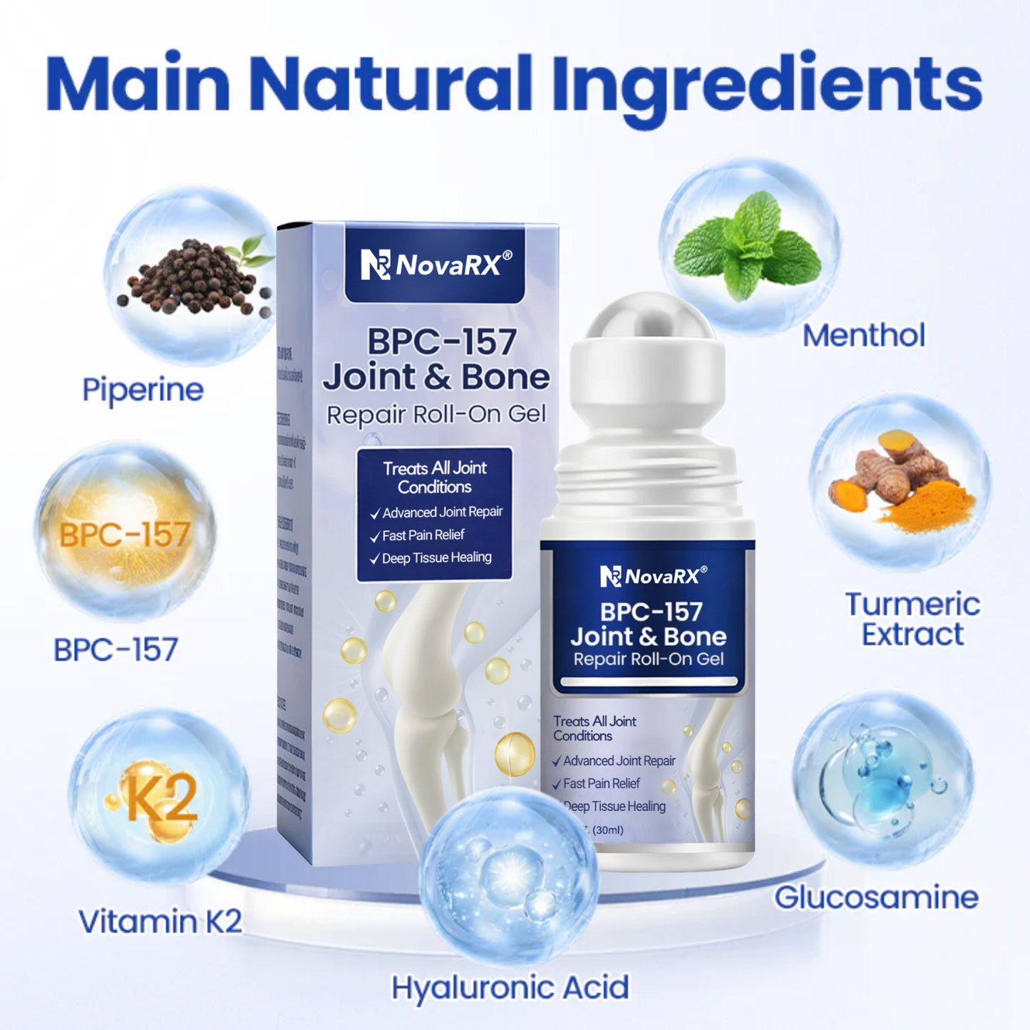 NovaRX® BPC-157 Joint&Bone Repair Roll-On Gel