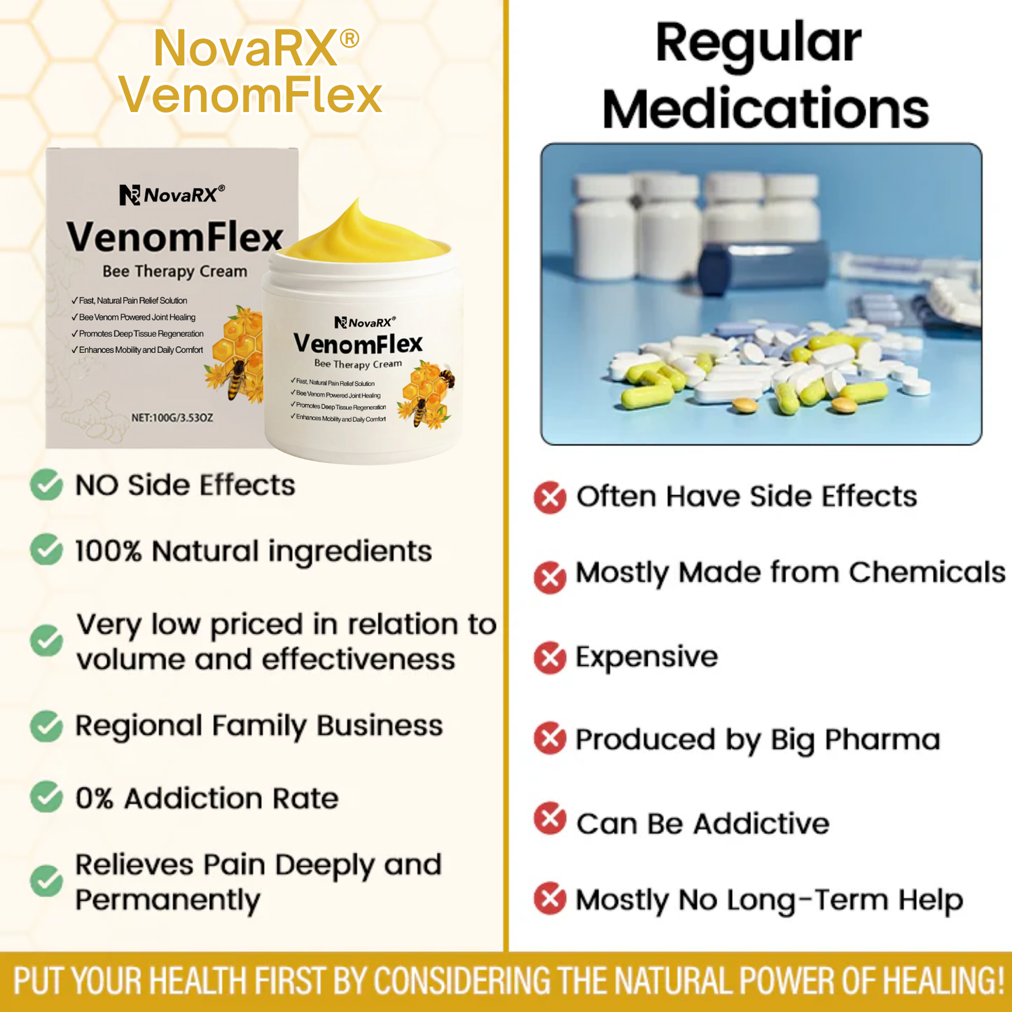 NovaRX® VenomFlex Bee Therapy Cream