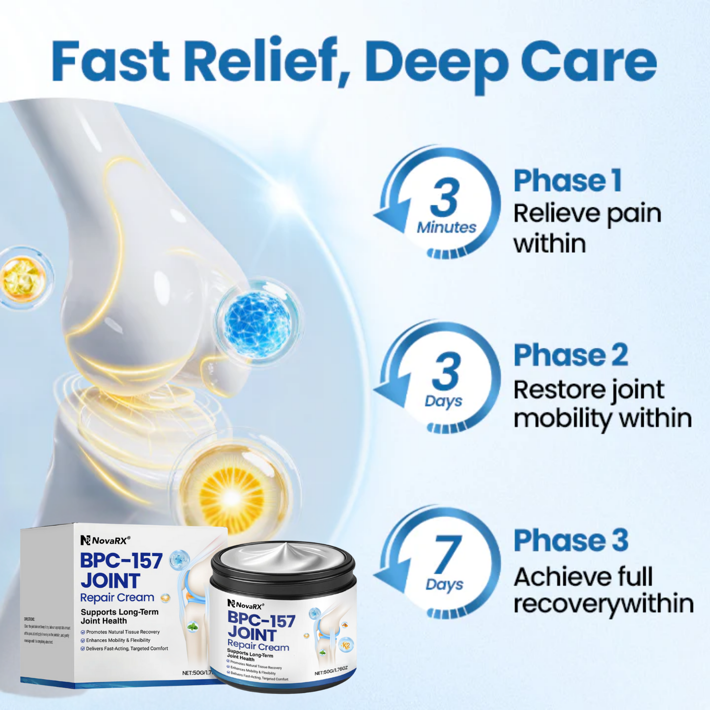 NovaRX® BPC-157 Joint Repair Cream