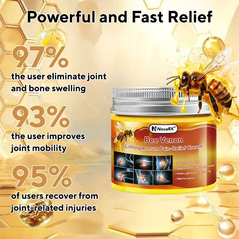 NovaRX® Bee Venon Lithospermum Pain-Relief Cream