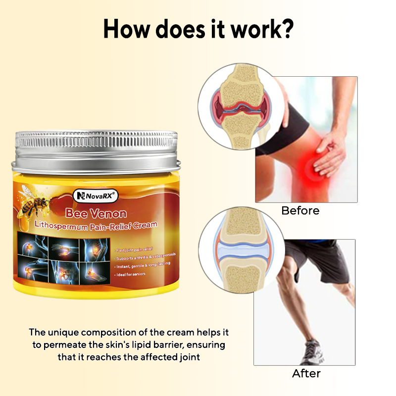 NovaRX® Bee Venon Lithospermum Pain-Relief Cream