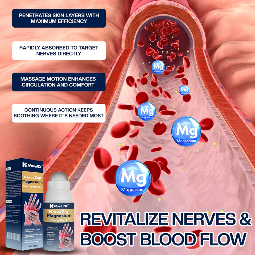 NovaRX® NerveZap Magnesium Therapy Roll On