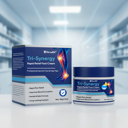 NovaRX® Tri-Synergy Rapid Relief Foot Cream