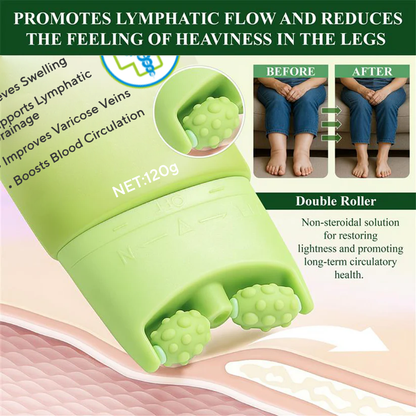 NovaRX® Edema Drain Duo Therapy Roller Cream