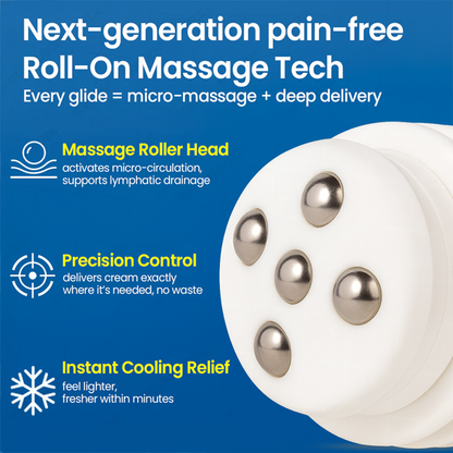 NovaRX® Roll-On Pump Cream for Lymphatic Drainage & Swelling Relief