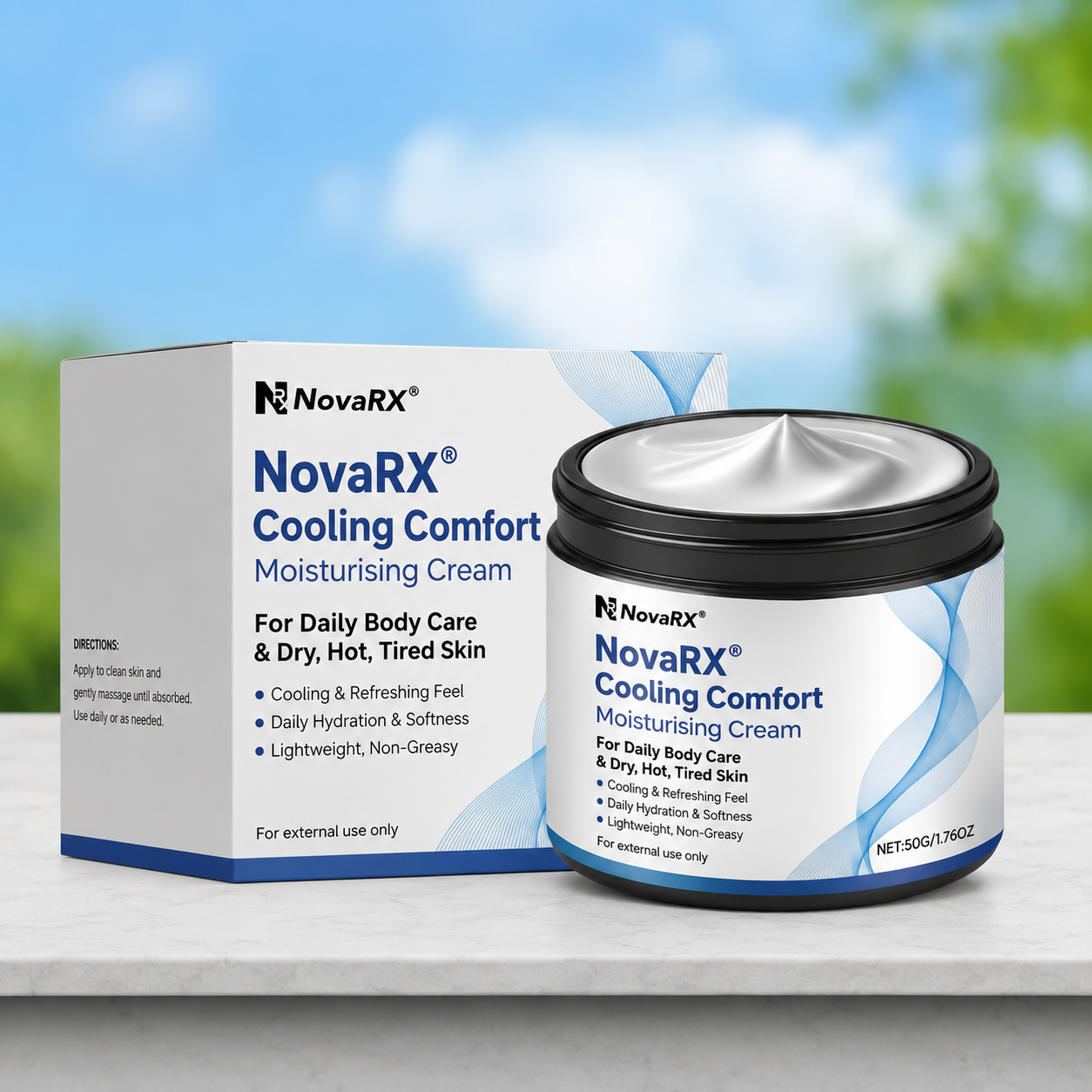 NovaRX® Skin Cooling Moisturising Cream