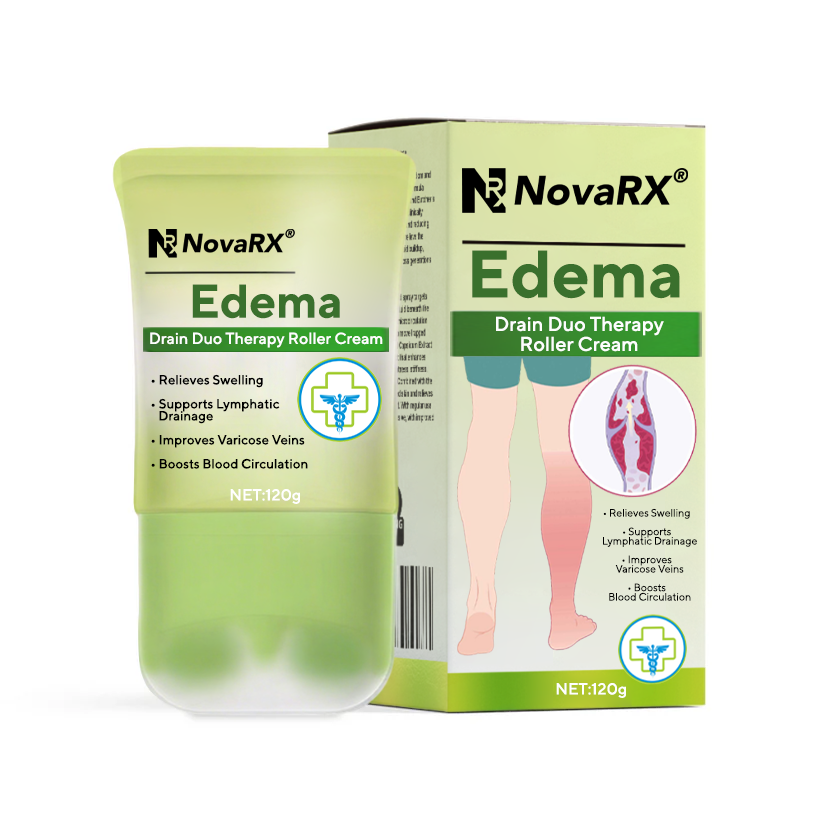 NovaRX® Edema Drain Duo Therapy Roller Cream