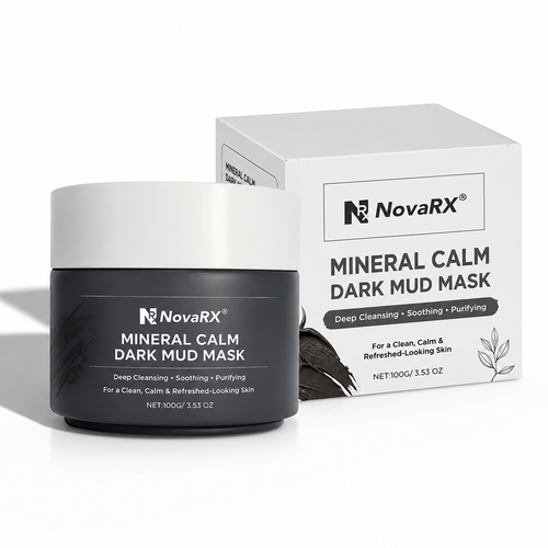 NovaRX® Mineral Calm Dark Mud Mask